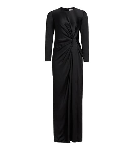 Adam Lippes Salome Draped Silk Charmeuse Gown