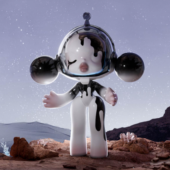 MEGA COLLECTION 1000% α SKULLPANDA Between Light and Dark